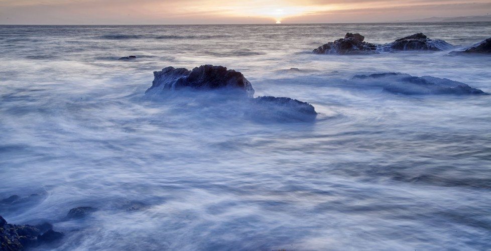 8-Cambria Beach at Sunset