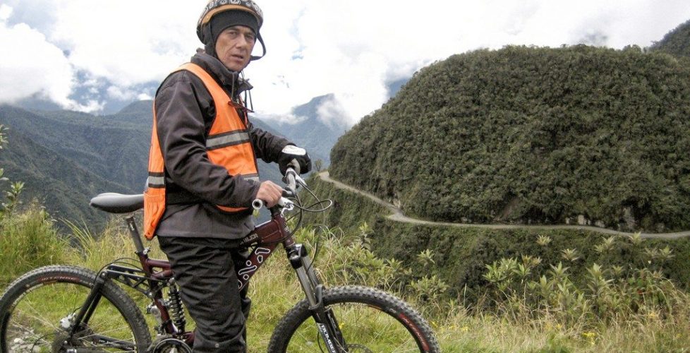 Biking the Death Road (Yungas Road) in Bolivia