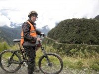 Biking the Death Road (Yungas Road) in Bolivia