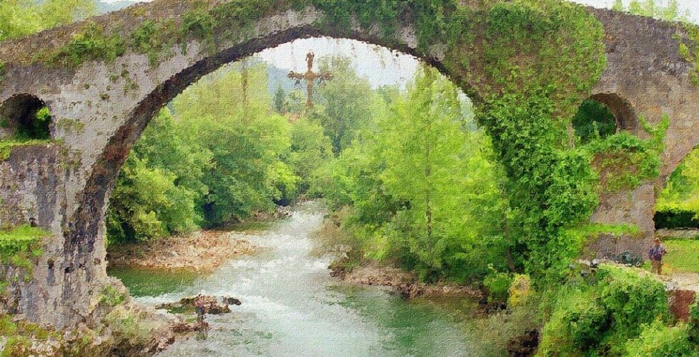 Roman Bridge, Cangas De Onis