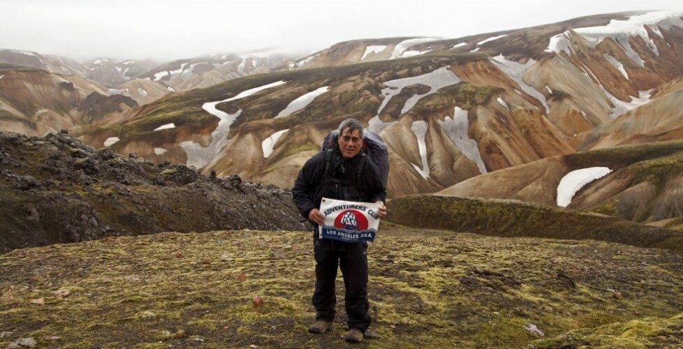 Shane Berry Hiking The Landmannalauga in Iceland