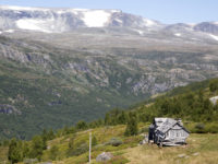 24-Abandon cabin in Jotunheimen National Park which is nicknamed "Home of the Giant"