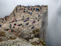 32-Pulpit Rock in Fog, Norway