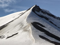 7-Hiking past a beautiful mountain ridge line